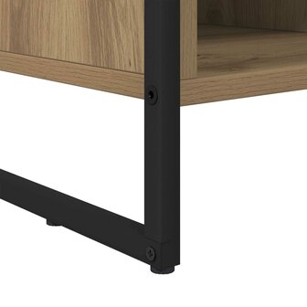 Schoenenkast Ambachtelijk eiken 60 x 35 x 44 cm Bewerkt hout 9