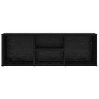 Schoenenbank Zwart Eiken 102 x 35 x 35 cm Bewerkt hout 5