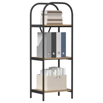 Boekenkast artisanaal eikenkleurig 40 x 30 x 109 cm 3