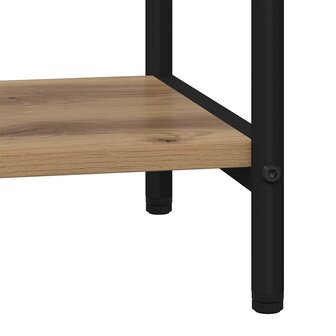 Boekenkast artisanaal eikenkleurig 40 x 30 x 109 cm 8