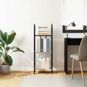 Boekenkast Sonoma eiken 40 x 30 x 109 cm Bewerkt hout 4