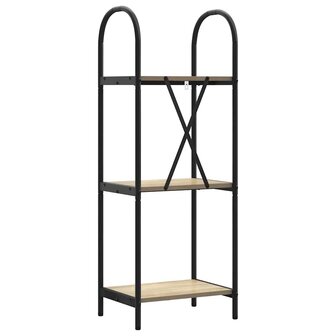 Boekenkast Sonoma eiken 40 x 30 x 109 cm Bewerkt hout 7
