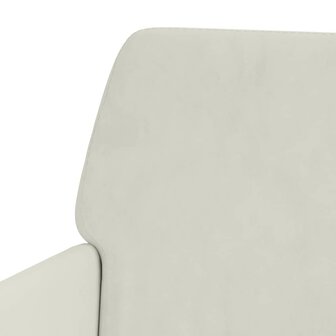 Fauteuil 62x79x79 cm fluweel cr&egrave;mekleurig 6