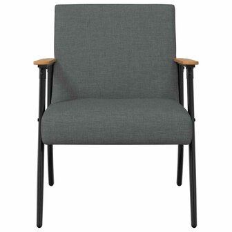 Fauteuil Donkergrijs 59 x 75 x 78 cm Stof 4
