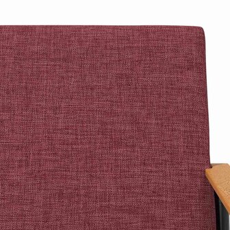 Fauteuil Wijnrood 59 x 75 x 78 cm Stof 7