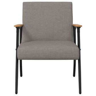 Fauteuil Taupe 59 x 75 x 78 cm Stof 4
