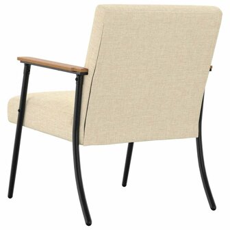 Fauteuil Cr&egrave;me 59 x 75 x 78 cm Stof 6