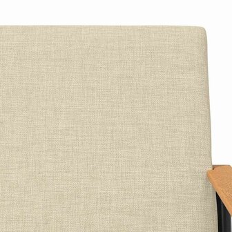 Fauteuil Cr&egrave;me 59 x 75 x 78 cm Stof 7