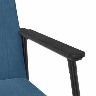 Fauteuil Blauw 59 x 75 x 78 cm Fluweel 8