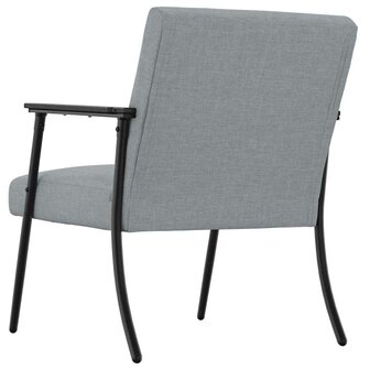 Fauteuil Lichtgrijs 59 x 75 x 78 cm Stof 6
