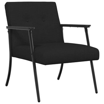 Fauteuil Zwart 59 x 75 x 78 cm Stof 2