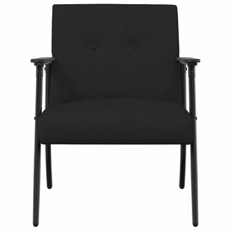 Fauteuil Zwart 59 x 75 x 78 cm Stof 4
