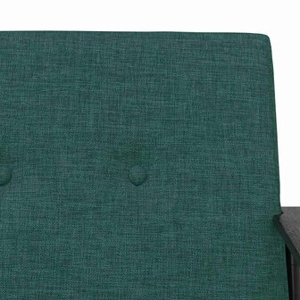 Fauteuil Donkergroen 59 x 75 x 78 cm Stof 7