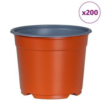 Bloempot 200 pcs Keramiek &Oslash; 15 x 12.5 cm Kunststof 4