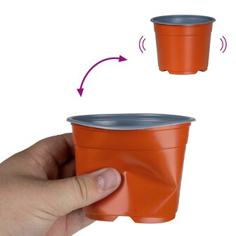 Bloempot 200 pcs Keramiek &Oslash; 15 x 12.5 cm Kunststof 9
