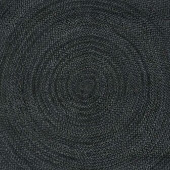 Vloerkleed Donkergrijs 60 x 200 cm Jute 8