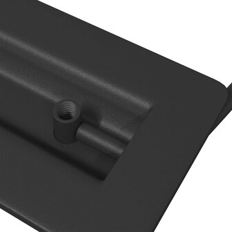 Kast Handvatten 12 pcs Zwart 85 x 45 mm Metaal 7