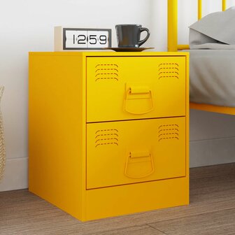 Kast Handvatten 12 pcs Mosterdgeel 85 x 45 mm Metaal 1