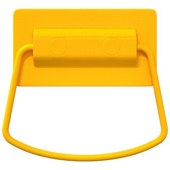 Kast Handvatten 12 pcs Mosterdgeel 85 x 45 mm Metaal 5