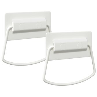 Kast Handvatten 2 pcs Wit 85 x 45 mm Metaal 2