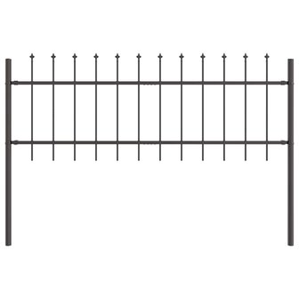 Tuinhek Grijs 1,7 x 0,6 m Poedercoating staal 2