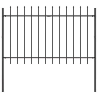 Tuinhek Grijs 1,7 x 1 m Poedercoating staal 2