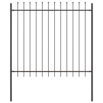 Tuinhek Grijs 1,7 x 1,5 m Poedercoating staal 2