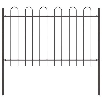 Tuinhek Grijs 1,7 x 0,8 m Poedercoating staal 2