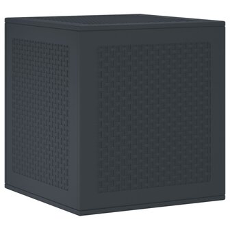 Opbergbox met opslag Antraciet 55 x 53 x 57 cm Polypropyleen 6