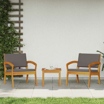 Bistroset 3 pcs Bruin 59,5 x 70,5 x 72,5 cm Polyester 4