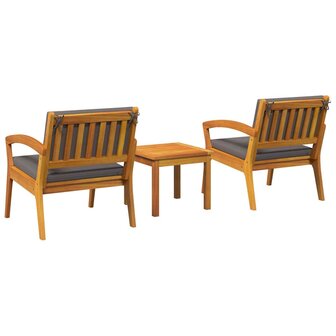 Bistroset 3 pcs Bruin 59,5 x 70,5 x 72,5 cm Polyester 8