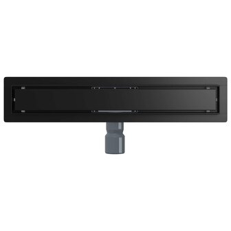 2 in 1 Doucheafvoer Zwart 60 cm Roestvrij staal 304 7