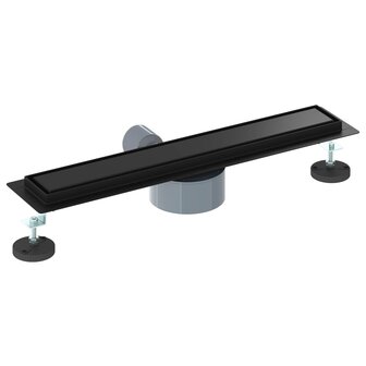 Doucheafvoer 2-in-1 met 360&deg; Sifon Zwart 50 cm 6