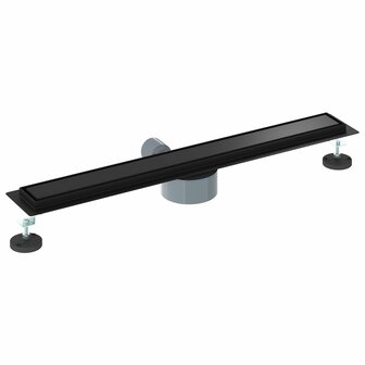 Doucheafvoer 2-in-1 met 360&deg; Sifon Zwart 70 cm 6