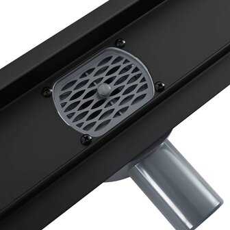 Doucheafvoer 2-in-1 met 360&deg; Sifon Zwart 90 cm 9