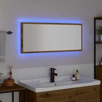 Spiegel met spiegel Artisan Eiken 90 x 8,5 x 37 cm Bewerkt hout 4