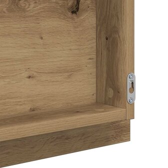 Spiegel met spiegel Artisan Eiken 90 x 8,5 x 37 cm Bewerkt hout 8