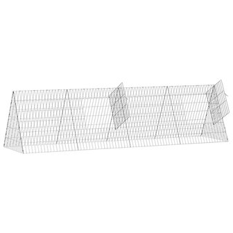 Kippenhok Zilver 215 x 55 x 55 cm Gegalvaniseerd staal 5