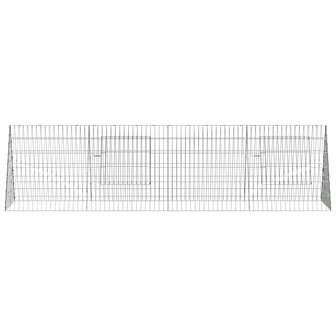 Kippenhok Zilver 215 x 55 x 55 cm Gegalvaniseerd staal 6