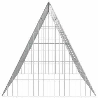 Kippenhok Zilver 215 x 55 x 55 cm Gegalvaniseerd staal 7