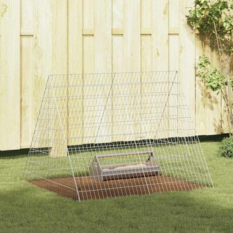 Kippenhok Zilver 110 x 100 x 85 cm Gegalvaniseerd staal 1