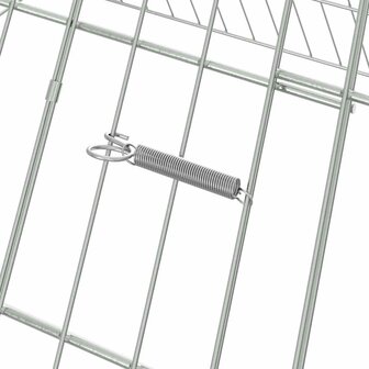 Kippenhok Zilver 110 x 100 x 85 cm Gegalvaniseerd staal 8