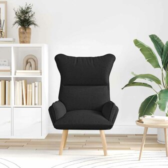 Fauteuil Zwart 69 x 74 x 93 cm Stof 3
