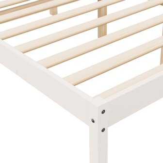 Seniorenbed massief grenenhout wit 90x200 cm 7