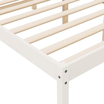 Seniorenbed massief grenenhout wit 90x190 cm 7
