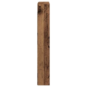 Vitrinekast met plank Oudhout 60 x 8,5 x 58 cm Bewerkt hout 7