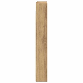 Vitrinekast Artisan Eiken 60 x 8,5 x 58 cm Bewerkt hout 6