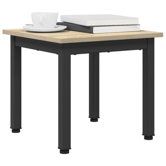 Salontafel Sonoma 40 x 40 x 36 cm Bewerkt hout 3