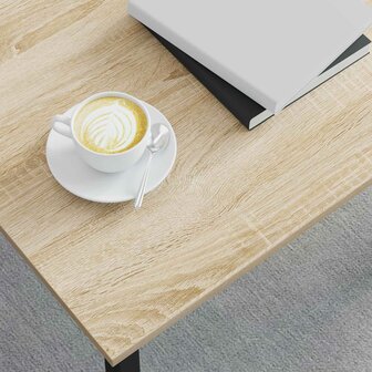 Salontafel Sonoma 40 x 40 x 36 cm Bewerkt hout 4