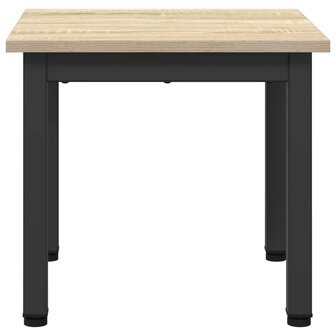 Salontafel Sonoma 40 x 40 x 36 cm Bewerkt hout 5